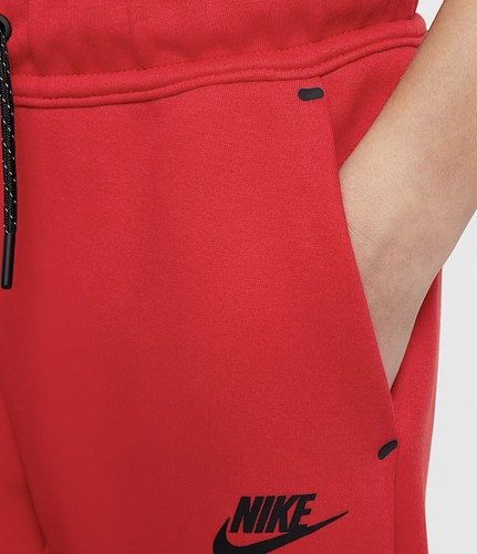 Nike Sportswear Tech Fleece Big Kids' Joggers Sz Medium Red HV5869-657 - Picture 4 of 9