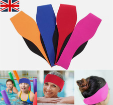 Women Men Kids Swimming Bathing Waterproof Ear Hair Band Headband Protector UK