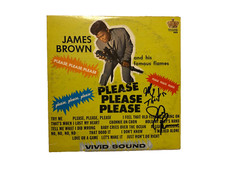 Signed James Brown Please 909 Mono King Records Vintage 1964 LP Vinyl G