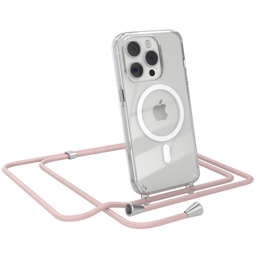 EAZY CASE für Apple iPhone 15 Pro Hülle mit Band Handykette Silikon TPU Cover - Afbeelding 39 van 50