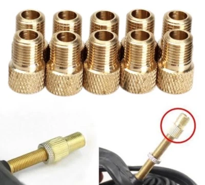 4 X Adaptateurs Valve Presta Schrader Auto Vélo Vtt Route Grosse Petite Valve  - Photo 1/3