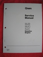 ONAN MJB, MJC, & RJC GAS ENGINE SERVICE MANUAL