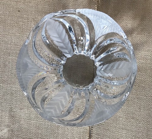 Bomboniera cristallo taglio a mano vintage elegante metà secolo Jugoslavia - Foto 6 di 9