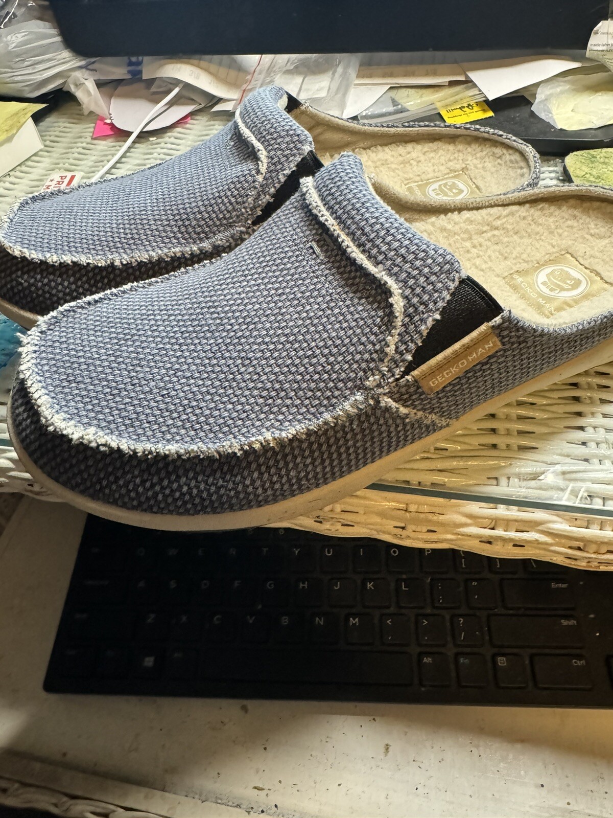 SAOLA Scarpe GeckoMan M8.5 pantofole slip on suola antiscivolo in gomma L