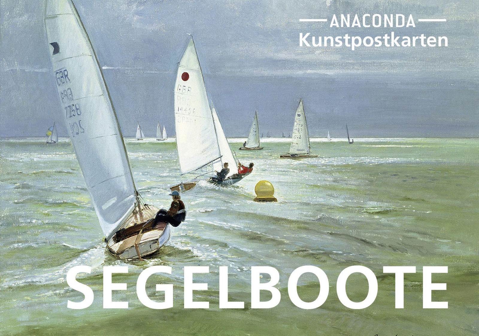 Thumbnail - Postkarten-set Segelboote 18 Kunstpostkarten Anaconda Verlag Stück 18