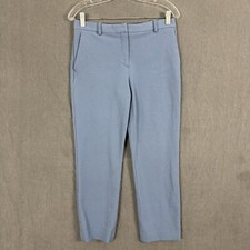 Theory Women's Size 4 Blue Tailor Trouser C Union Stretch Knit Dress Pants