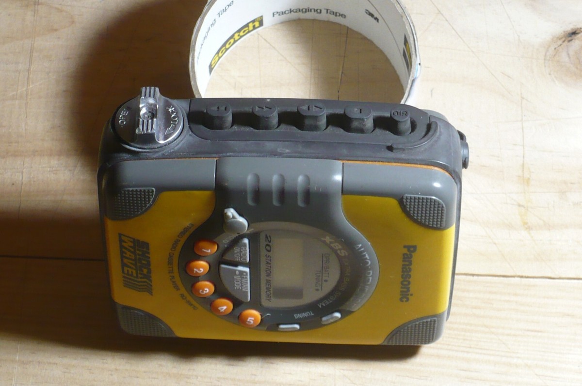 [メンテ完動品]パナソニックショックウェーブ　shockwave RQ-SW10 Vintage 90s Panasonic RQ-SW10 SHOCKWAVE Cassette Player