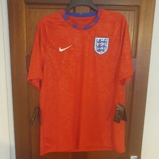 England Football Away Red Shirt Size Xl nike World Cup Three Lions New Bnwt