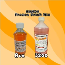 MANGO Frozen Drink Machine Syrup - 8oz or 32 oz - Great for Ninja Slushi Maker