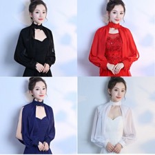Bride Wedding Shrug Shawl Pullover Bolero Wraps Women Banquet Formal Thin Tippet