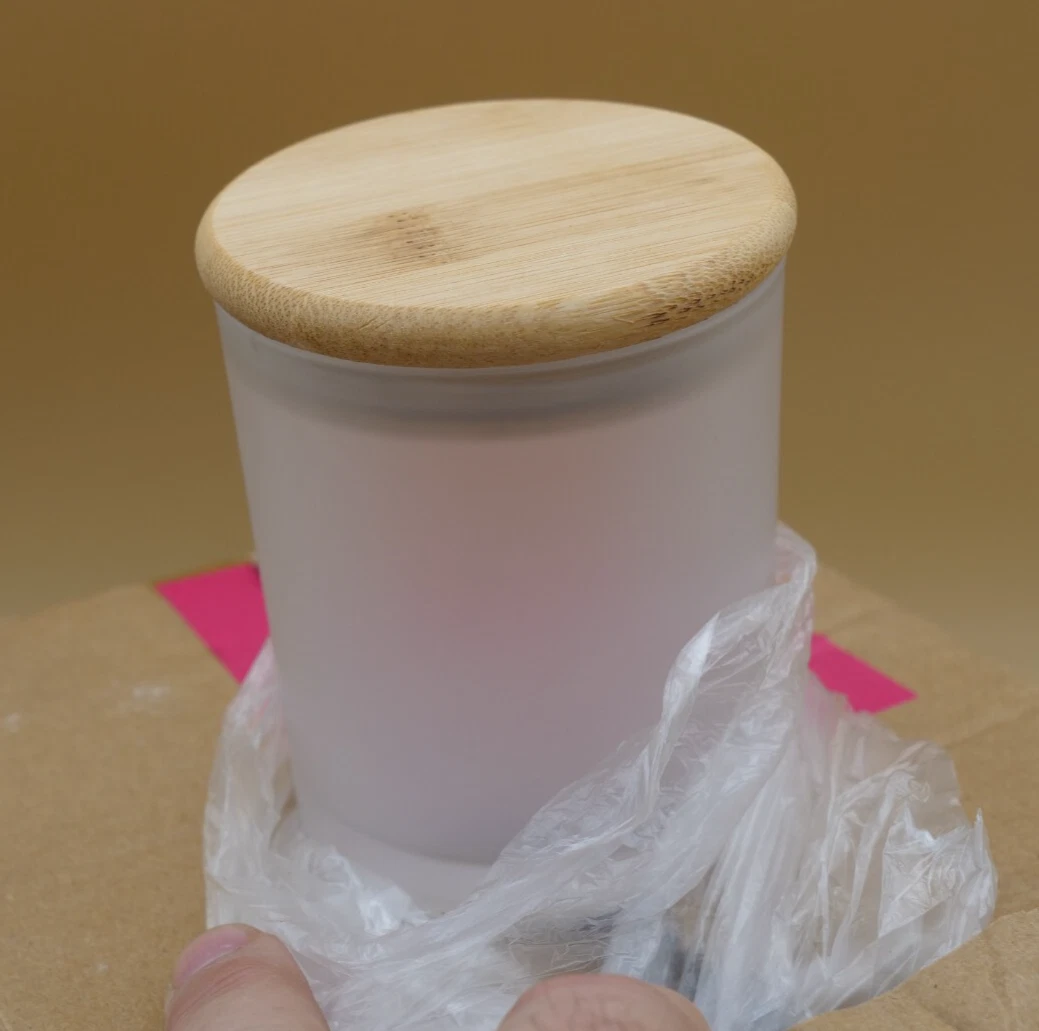 Set Of 6 Luxym 10 Oz Frosted Glass Jar with Bamboo Lid
Opens in a new window or tab