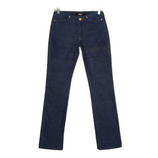 VERSACE JEANS COUTURE Womens Navy Blue Corduroy Bootcut Pants ITALY Size 26/40