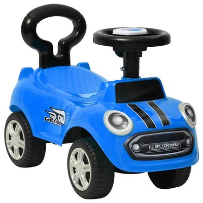 Kinderauto Kinderfahrzeug Rutschauto Kinder Elektroauto Auto Rot/Blau vidaXL