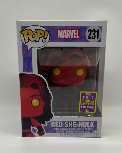 Red She-Hulk Funko Pop 231 2017 Summer Convention Exclusive