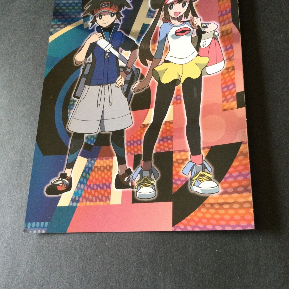 カメックス　ポスター LP】Pokémon Center Black & White Holo Postcard Japanese 2012