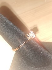 Sterling Silver And CZ Paj Ring Sz 8 Gorgeous