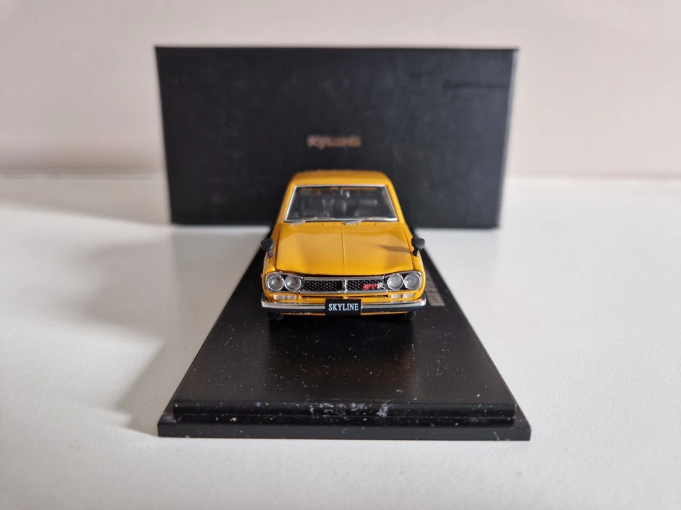 Kyosho 1/43 Nissan Skyline 2000GT-R KPGC10 - Arancione - 1971 - 05516P - Immagine 2 di 4