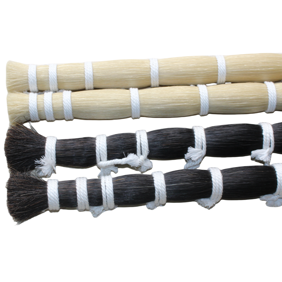 500g White+Black Mongolian Horse Tail Hair, Violin bow hair, Horsetail
