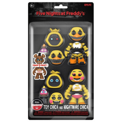 Funko FNAF Snaps! Chica Five Night At Freddy's Toy Chica & Nightmare Chica