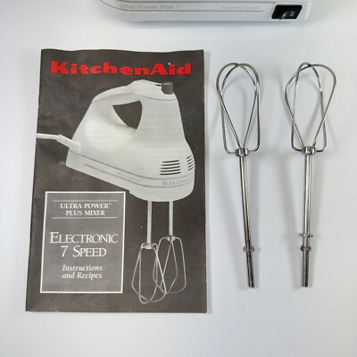 KitchenAid Ultra Power Plus 7 Electronic Control Hand Mixer White