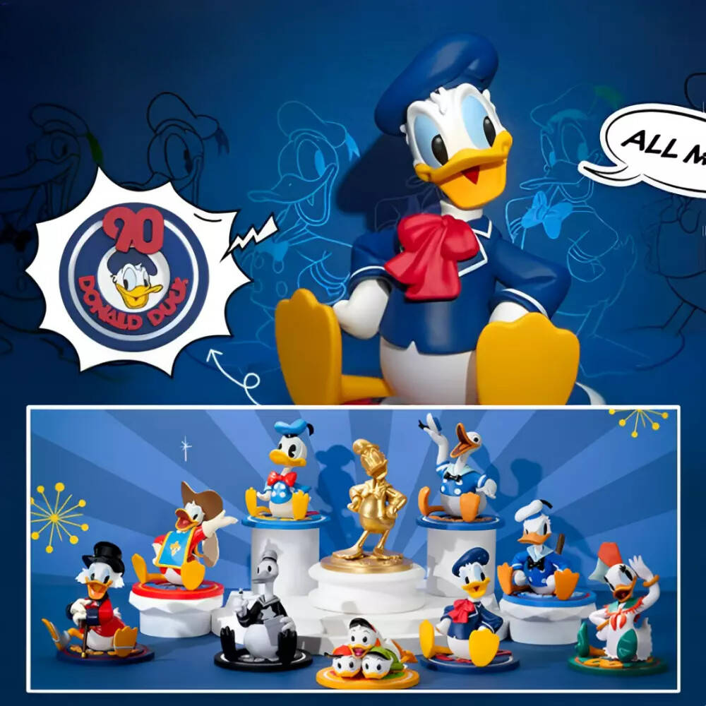 Disney Donald Duck 90th Anniversary Confirmed Blind Box Figure Hot