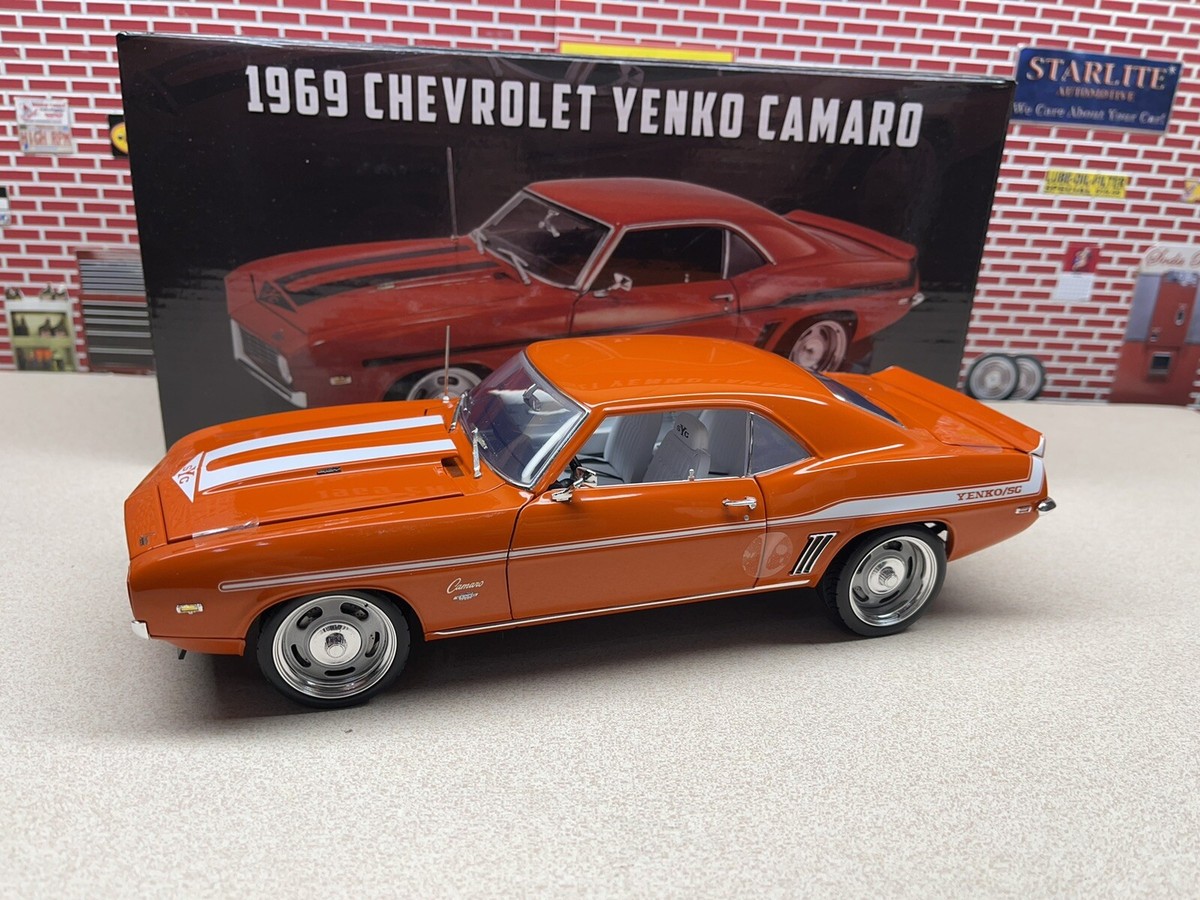 1/18 ACME TOM's Garage 1969 Chevrolet YENKO Camaro Orange / White