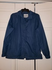 Magellan - Hooded Slider Jacket - Sz M - Dk. Blue - Fleece Lined - 3 Pockets