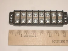 PHILMORE 13-1508 HEAVY DUTY 8 POLE 30A DUAL ROW TERMINAL BLOCK BARRIER STRIP 