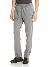 NEW Adidas Performance Mens Ultimate Fleece 3-Stripe Pants Light Gray Size Large