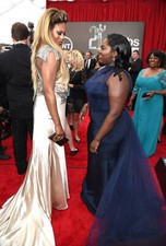 Laverne Cox Danielle Brooks at TNT's 21st Annual Screen Actors Gui - Old Photo 1