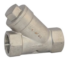 3/4" in NPT Female Y Strainer Mesh Filter Swing check Valve Stainless Steel 316