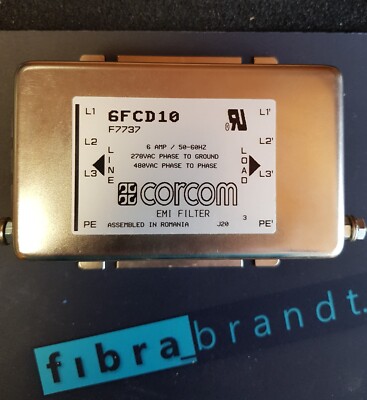 6FCD10  || CORCOM || NEW & Powerline Filter