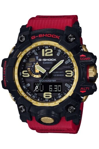 Genuine Casio G-Shock Mudmaster GWG-1000GB-4A GWG1000GB red resin