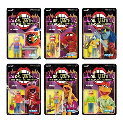 The MUPPETS - Electric Mayhem Band Set of 6-pieces Reaction