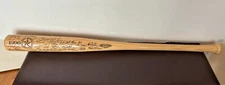 1996 Texas Rangers MLB Roster Carved Signed Heavy Hitter Baseball Bat 378/1996
