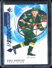 2020-21 SP Kirill Kaprizov Rookie Authentics Blue Parallel RC #129 Wild ROY