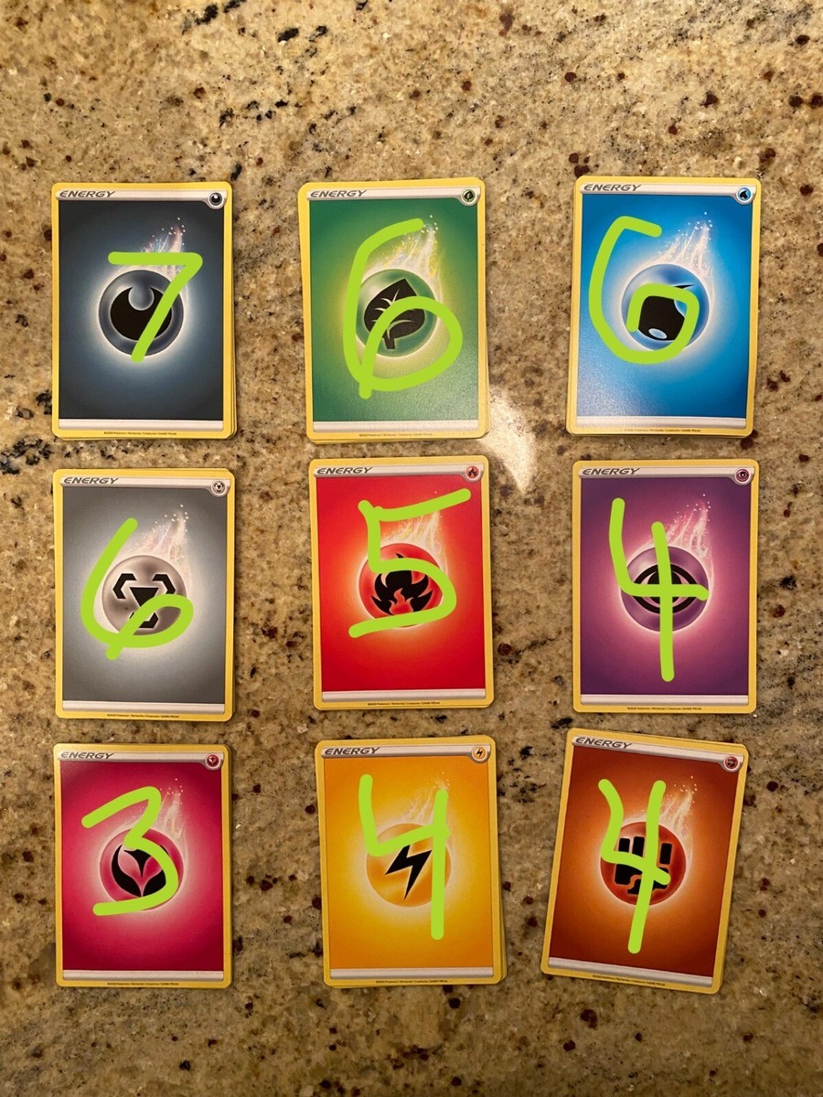 Pokémon TCG Energy Card Lot - 45 Total Energy Cards - See Pictures
