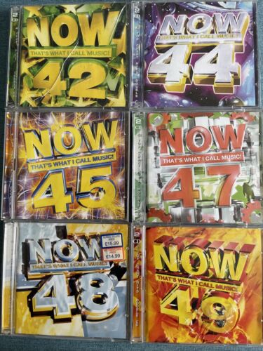 Now That's What I Call Music Doppel-CD X 6 Bundle 42,44,45,47,48,49