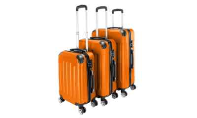 Luggage set of 3 pieces, expandable hard PC luggage set with TSA lock 