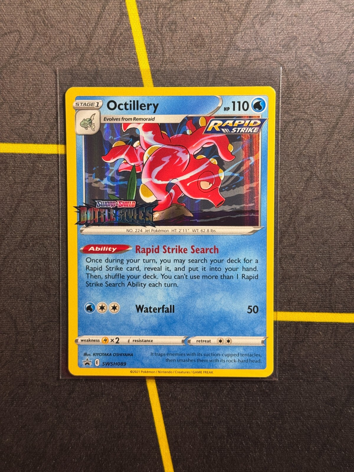 Octillery SWSH089 - Battle Styles Pre-Release Holo Promo Pokemon TCG NM