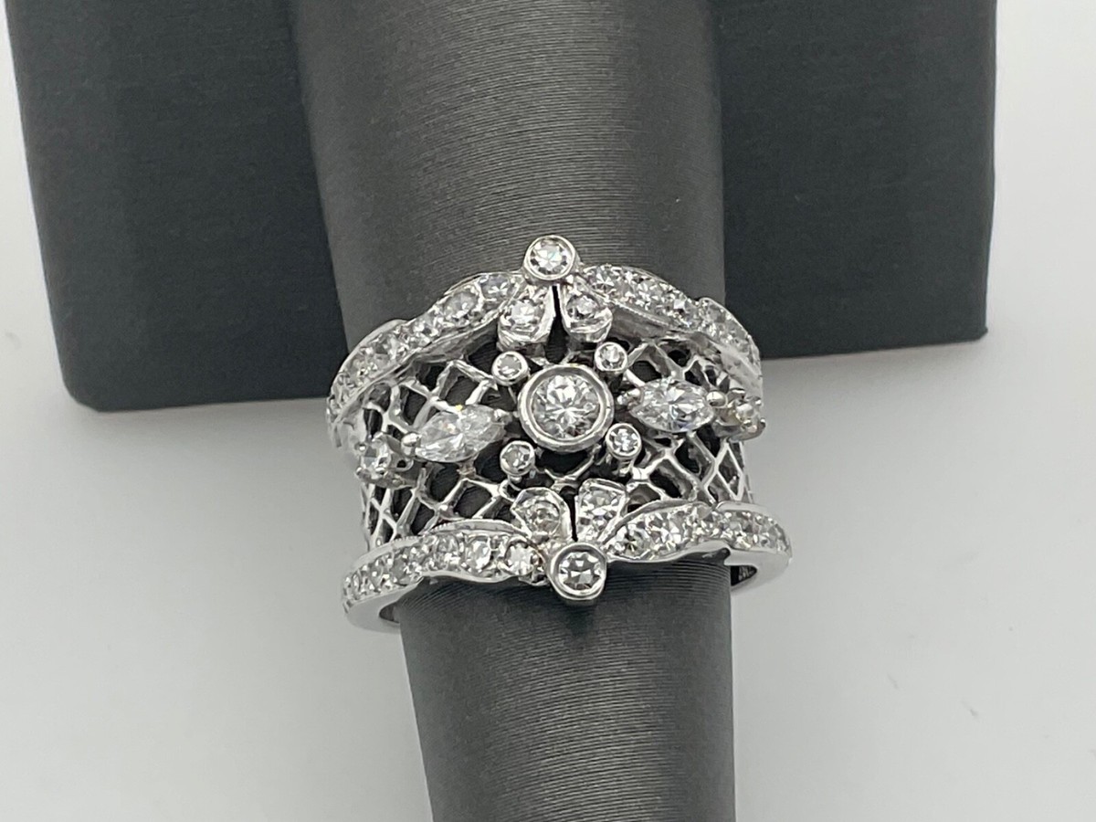 Carat Cost To Resize White Gold Ring Ladies 14K White Gold Aprox