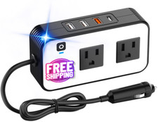 Inversor de corriente para coche de 200W, DC 12V a mercado de adaptador de enchu