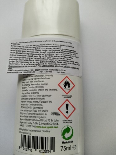 Mosi-Guard Extra Limone Eucalipto Spray 75ml - Foto 2 di 20