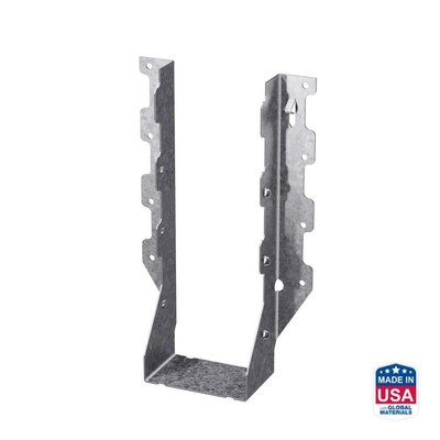 Joist Hanger Galvanized Steel Face-Mount Flange Easy Installation Speed Prongs
