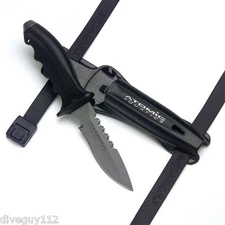 Atomic Aquatics Ti6 Titanium Dive Scuba Snorkeling Knife Point Tip