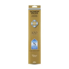 #8 â€“ 100 STICK PACK â€“ Classic Incense by GONESH - G08100 , Gold
