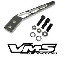 VMS BILLET ALUMINUM BENT 8" SILVER SHIFTER HANDLE ARM LEVER TREMEC T56 TKO-500