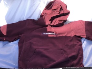 supreme red bogo hoodie