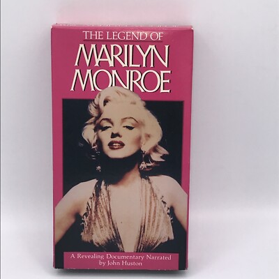 Marilyn Monroe The Legend Of. VHS Tape Very Good Condition