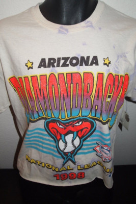 NWT '47 BRAND VINTAGE TUBULAR MLB ARIZONA DIAMONDBACKS CUT T-SHIRT WOMENS XL